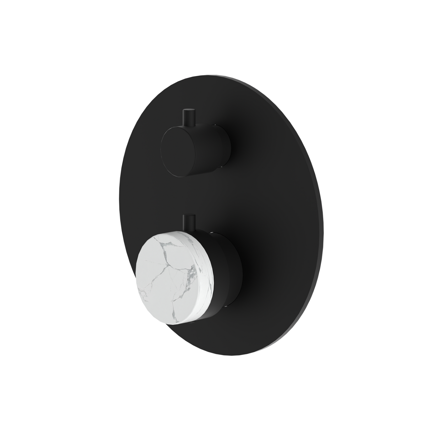 Lauretta 3-Way Thermostatic Shower Trim Kit - BLACK LABEL