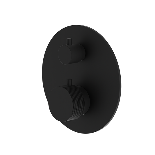 Lauretta 3-Way Thermostatic Shower Trim Kit - BLACK LABEL