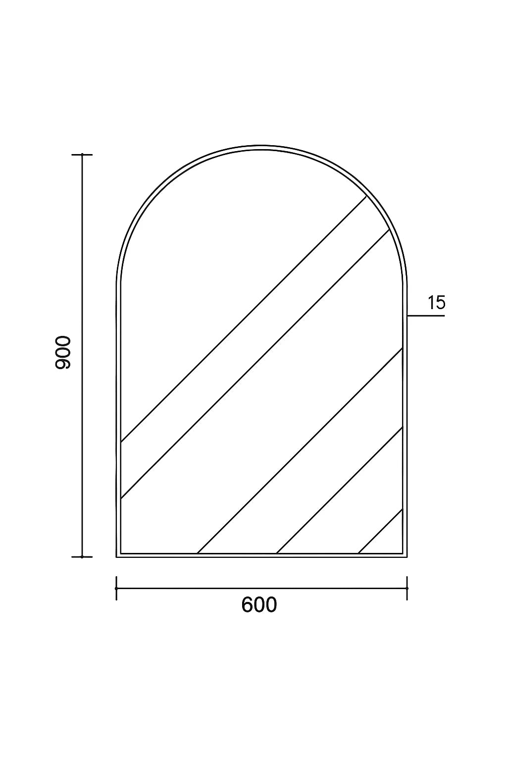 Lauretta Framed Mirror - LECCE