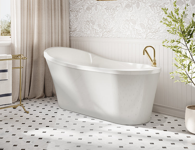 Mezzo Petite Freestanding Bathtub – Graphite