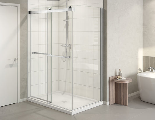Gemini Plus Shower Door with Return 54" x 32" x 79"