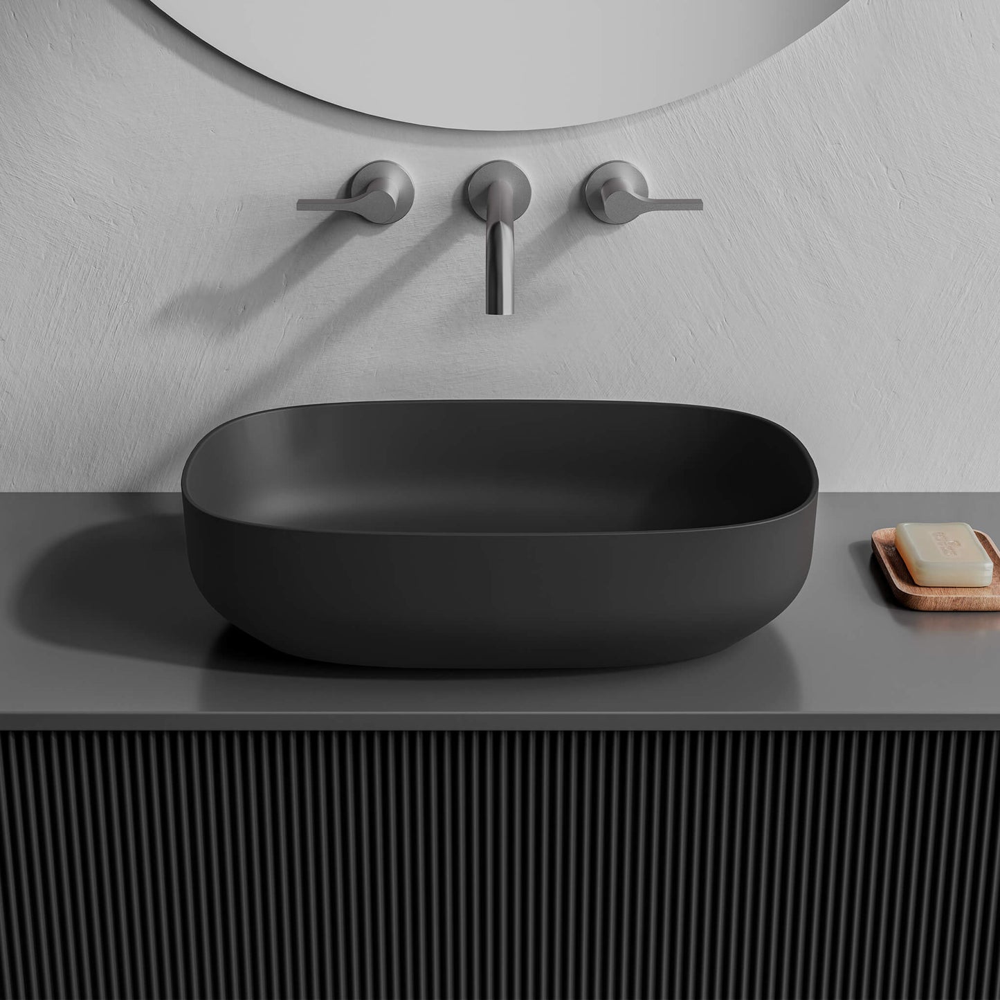 Onda Rectangular Countertop Basin 19"×12.5"