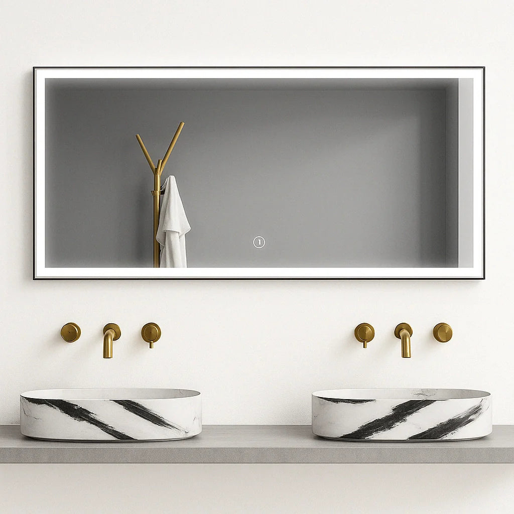 Lauretta LED Rectangular Mirror - PALERMO Large Size