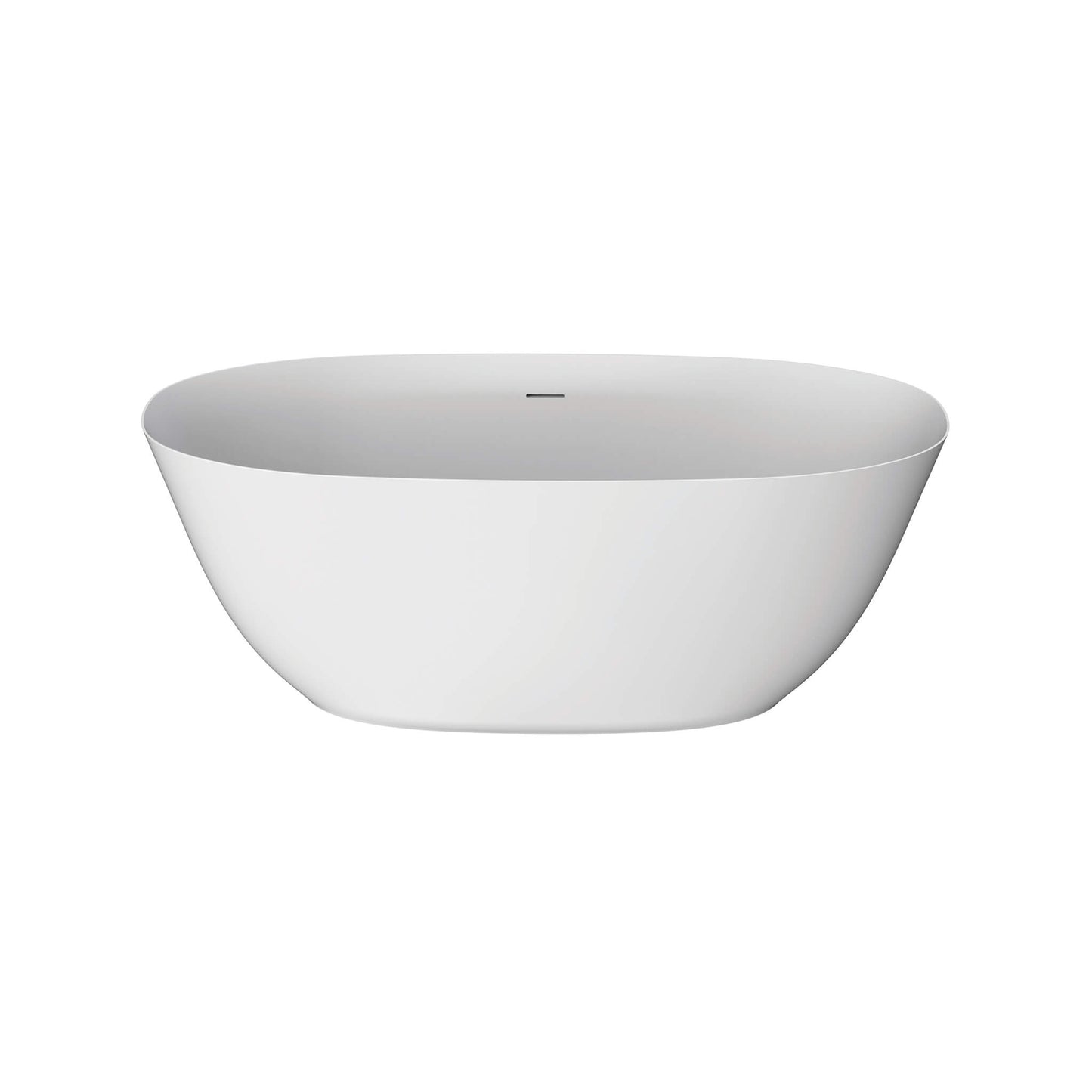 Portofino Freestanding Bathtub - White Matte Interior / Black Matte Exterior