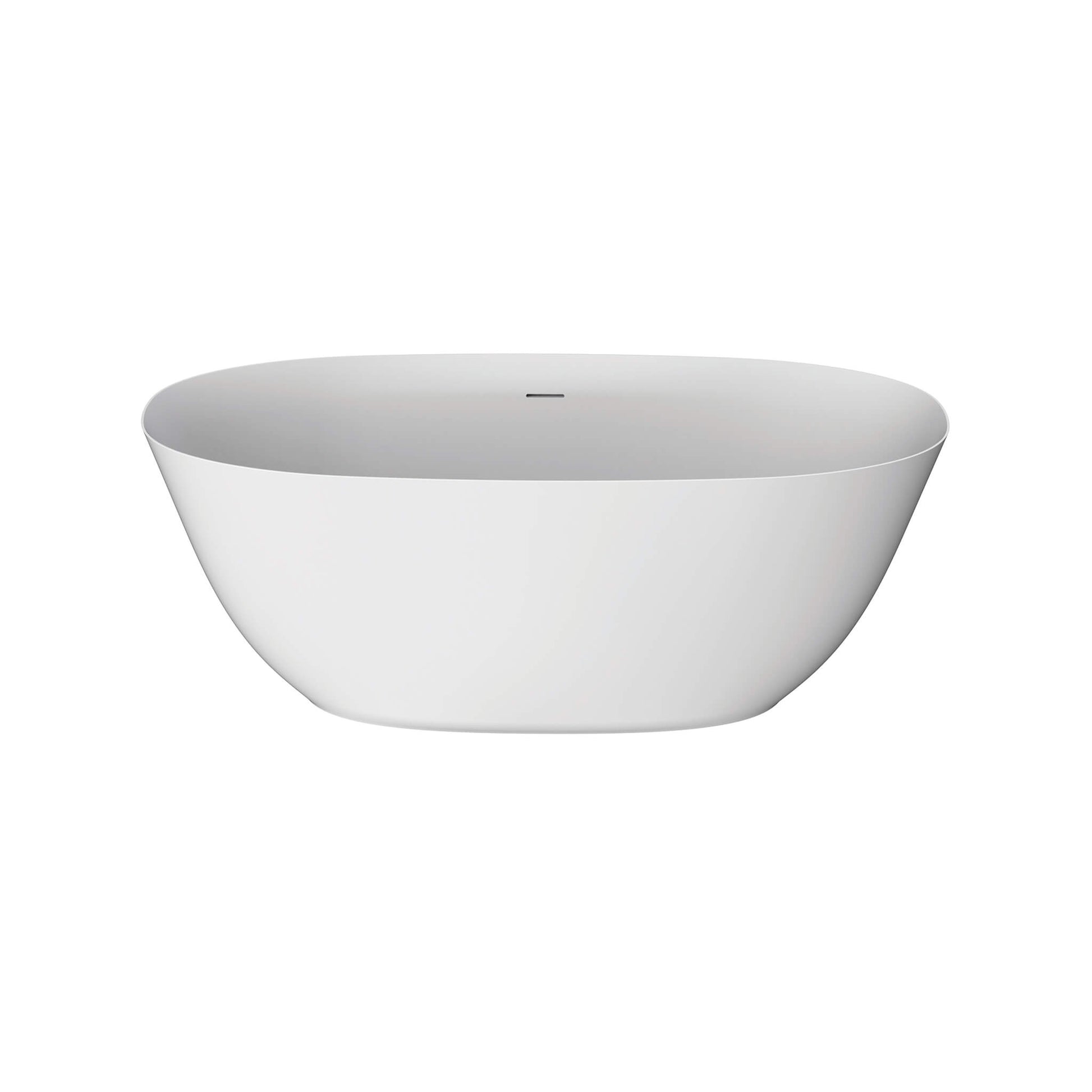Portofino Freestanding Bathtub - White Matte Interior / Black Matte Exterior