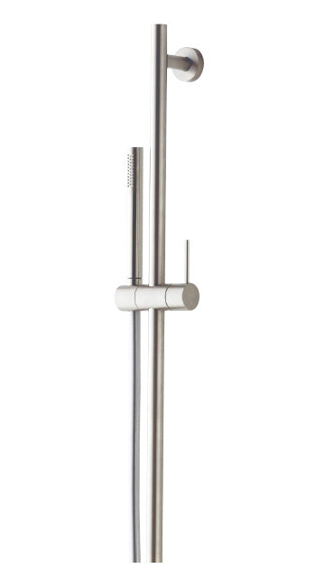 Sliding-bar with handshower and hose