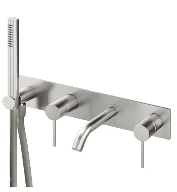 Concealed bath mixer