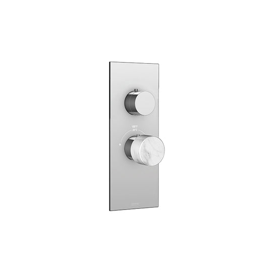 Aquabrass Marmo Trim Set - Wh -T12001 Valve