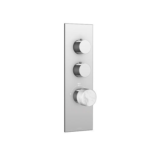 Aquabrass Marmo Trim Set - Wh -T12002 Valve