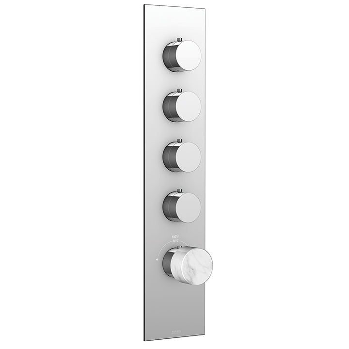 Aquabrass Marmo Trim Set - Wh -T12004 Valve