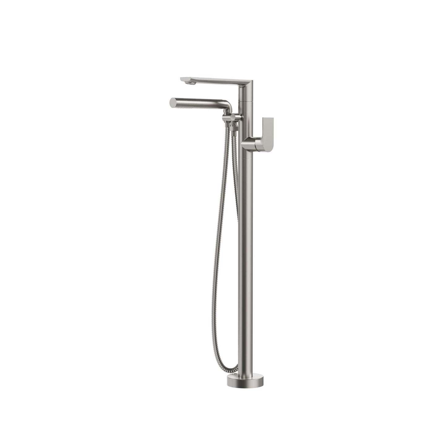 TMR Plus Floormount Tub Filler with Handshower – Brushed Nickel PVD
