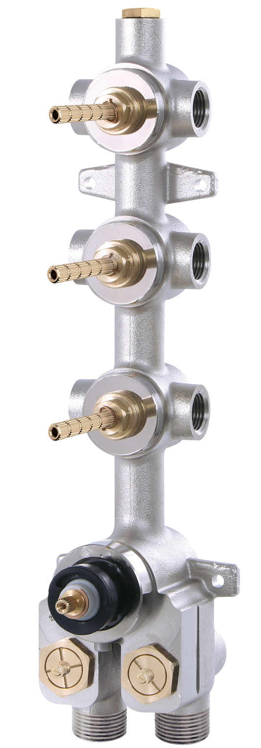 Aquabrass T-12003 Turbo Thermo Valve With 3 S-O Valve