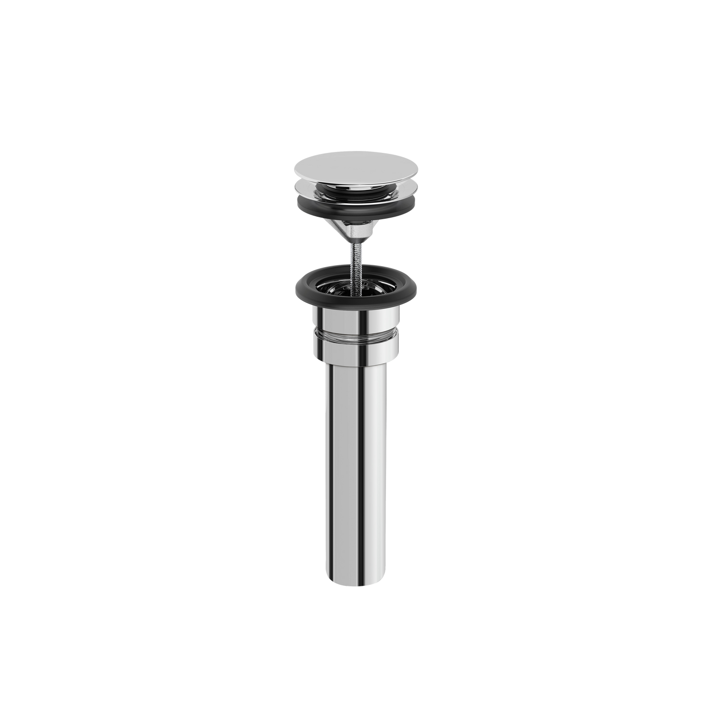 Aquabrass Universal Push Pop-Up Drain