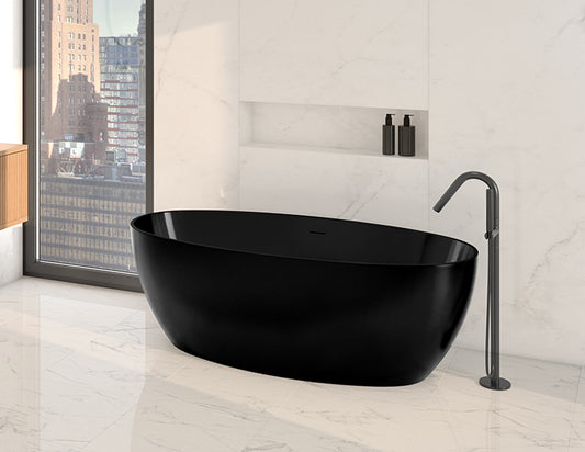 Voce Noir Grande Freestanding Bathtub