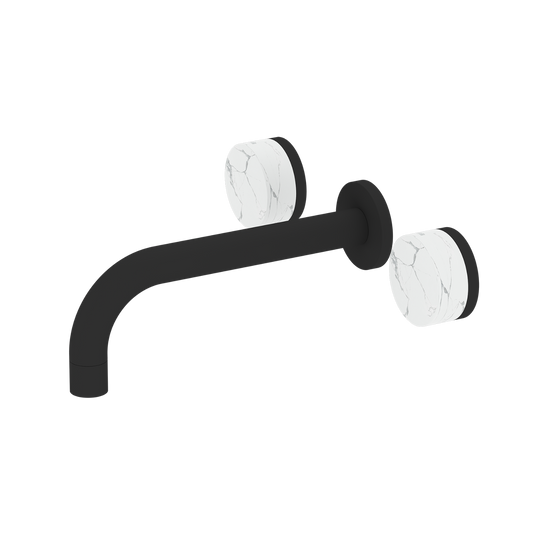 Lauretta 3-Hole Wall Mounted  Vanity Faucet - BLACK LABEL