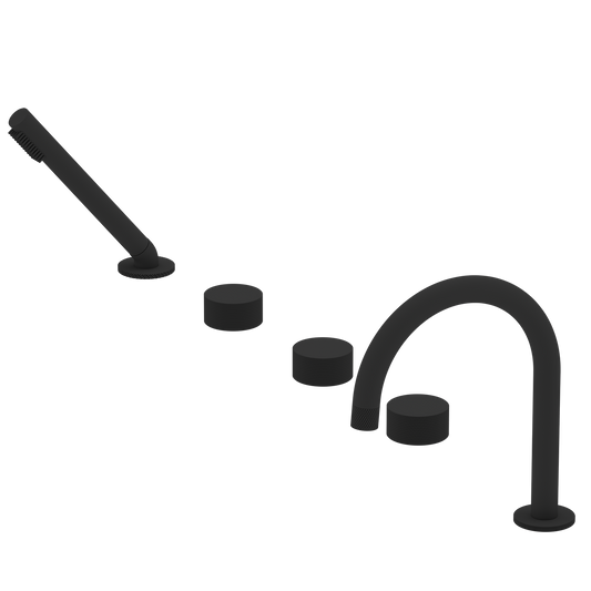 Lauretta Deck Mount Tub Filler - BLACK LABEL