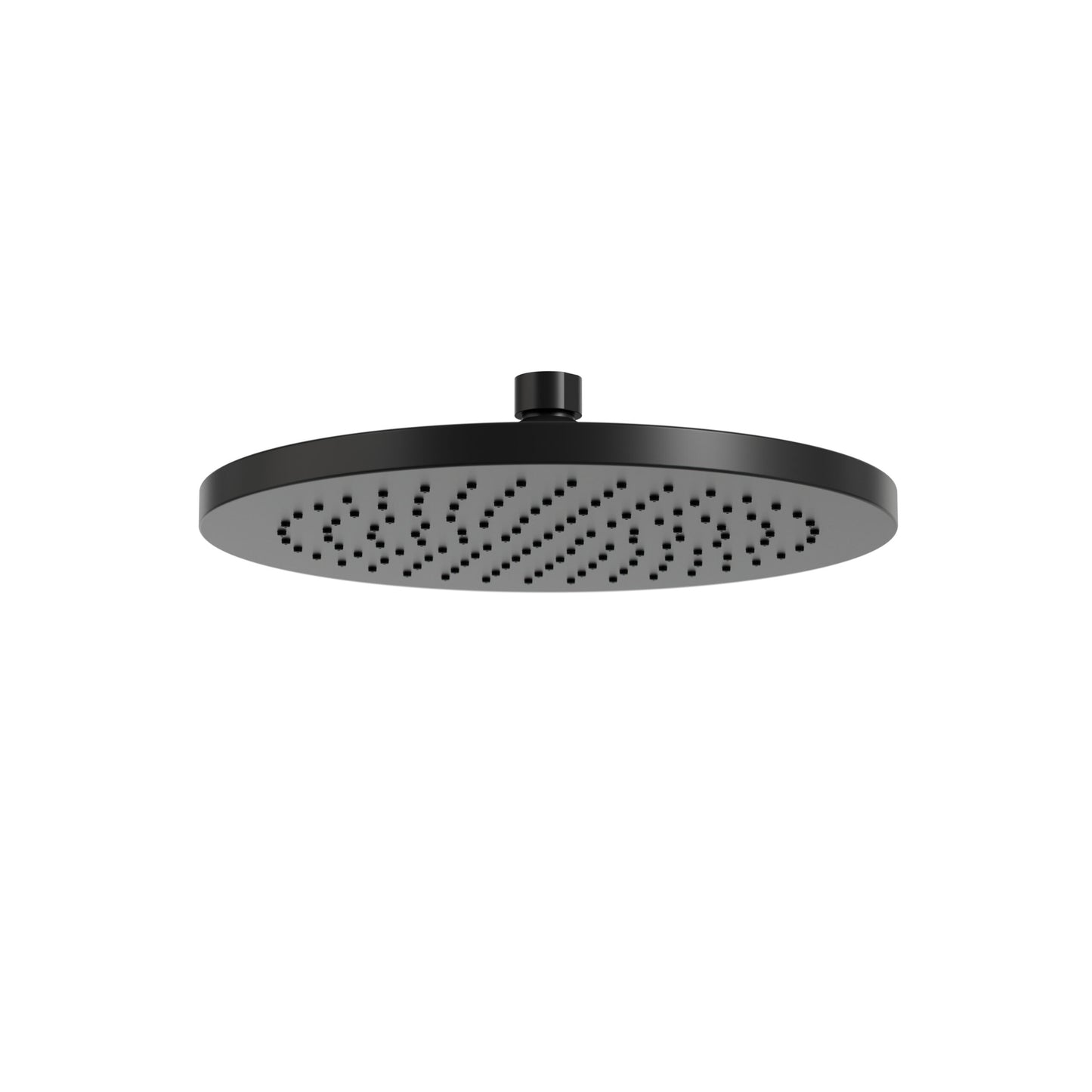 10" Round Rainhead – Electro Black
