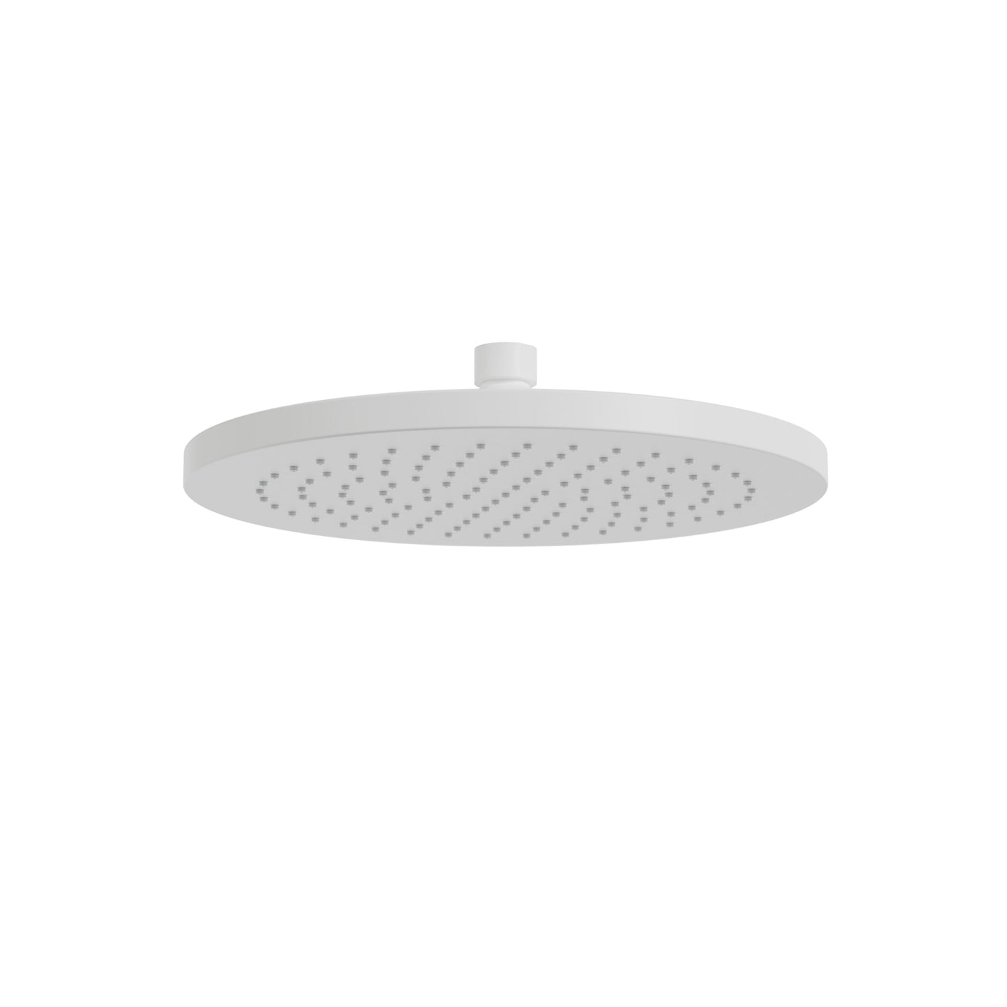 10" Round Rainhead – White