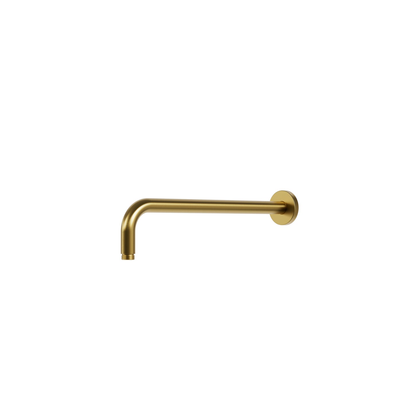 15" Wall Shower Arm with Round Flange – Sunset PVD