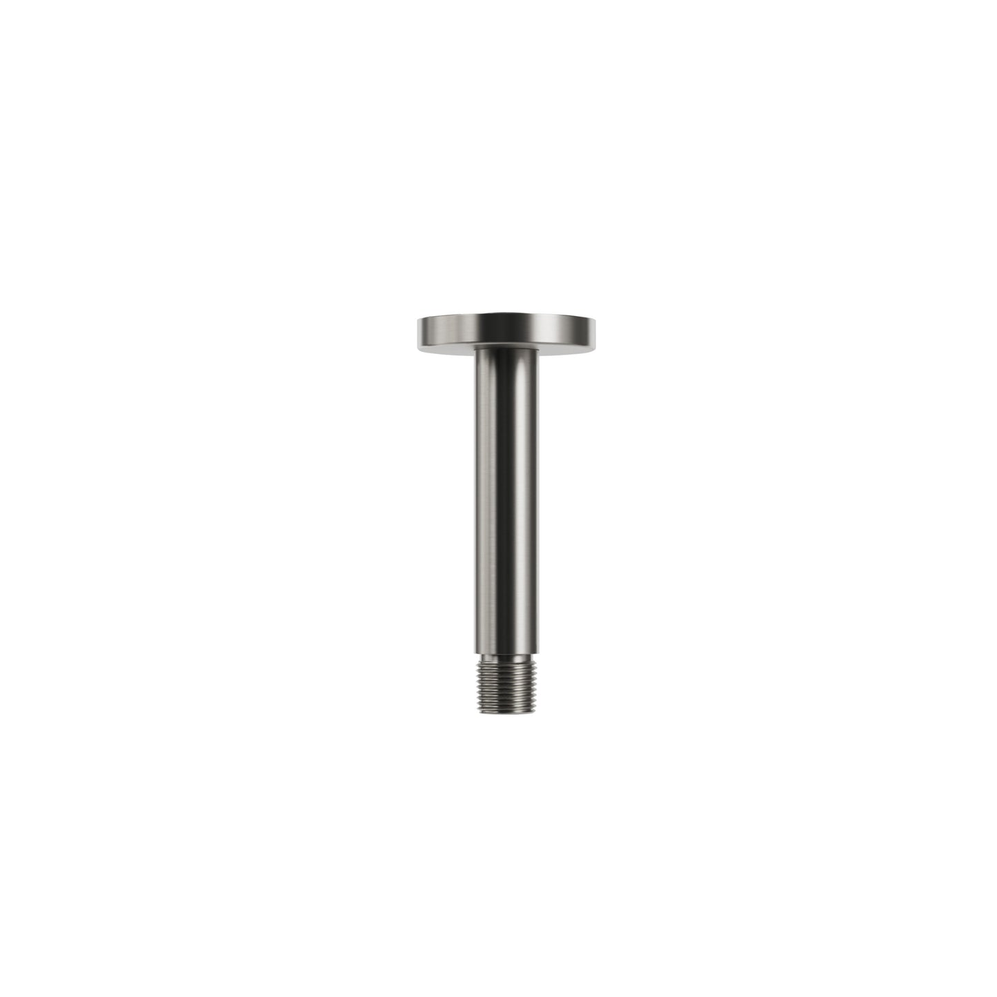 4" Ceiling Shower Arm with Round Flange – Brushed Nickel PVD