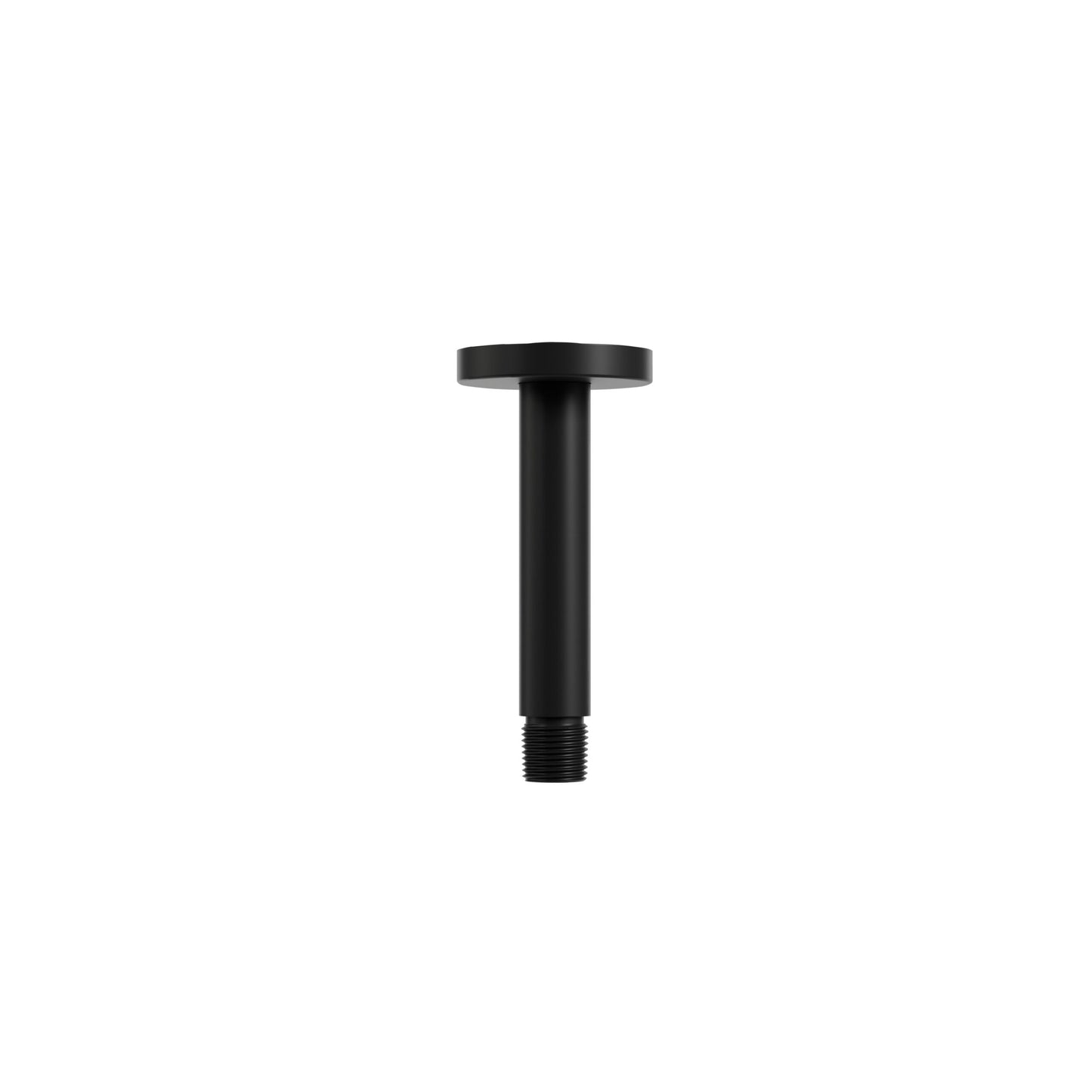 4" Ceiling Shower Arm with Round Flange – Electro Black