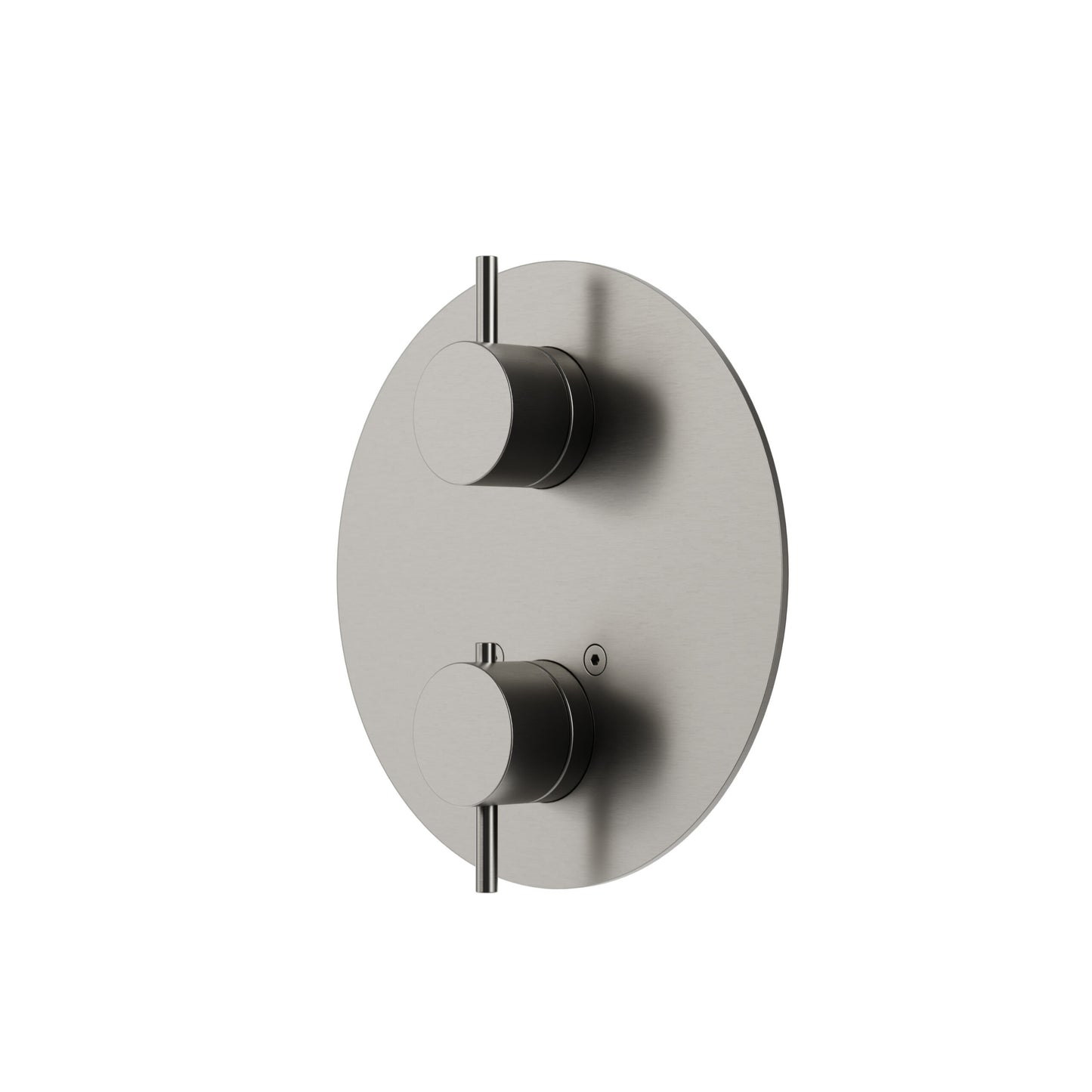 Round Shower Trim – 3-way Non-shared – Brushed Nickel PVD