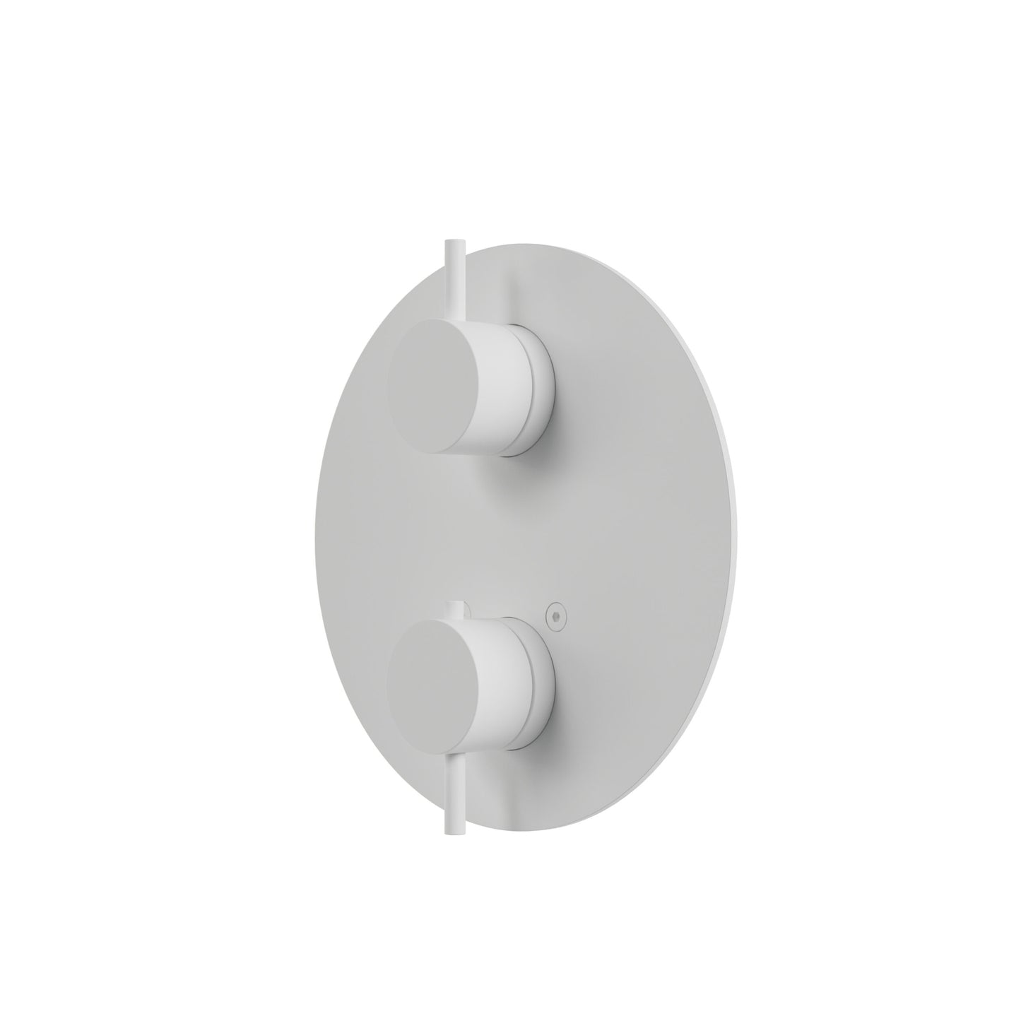Round Shower Trim – 2-way Non-shared – White
