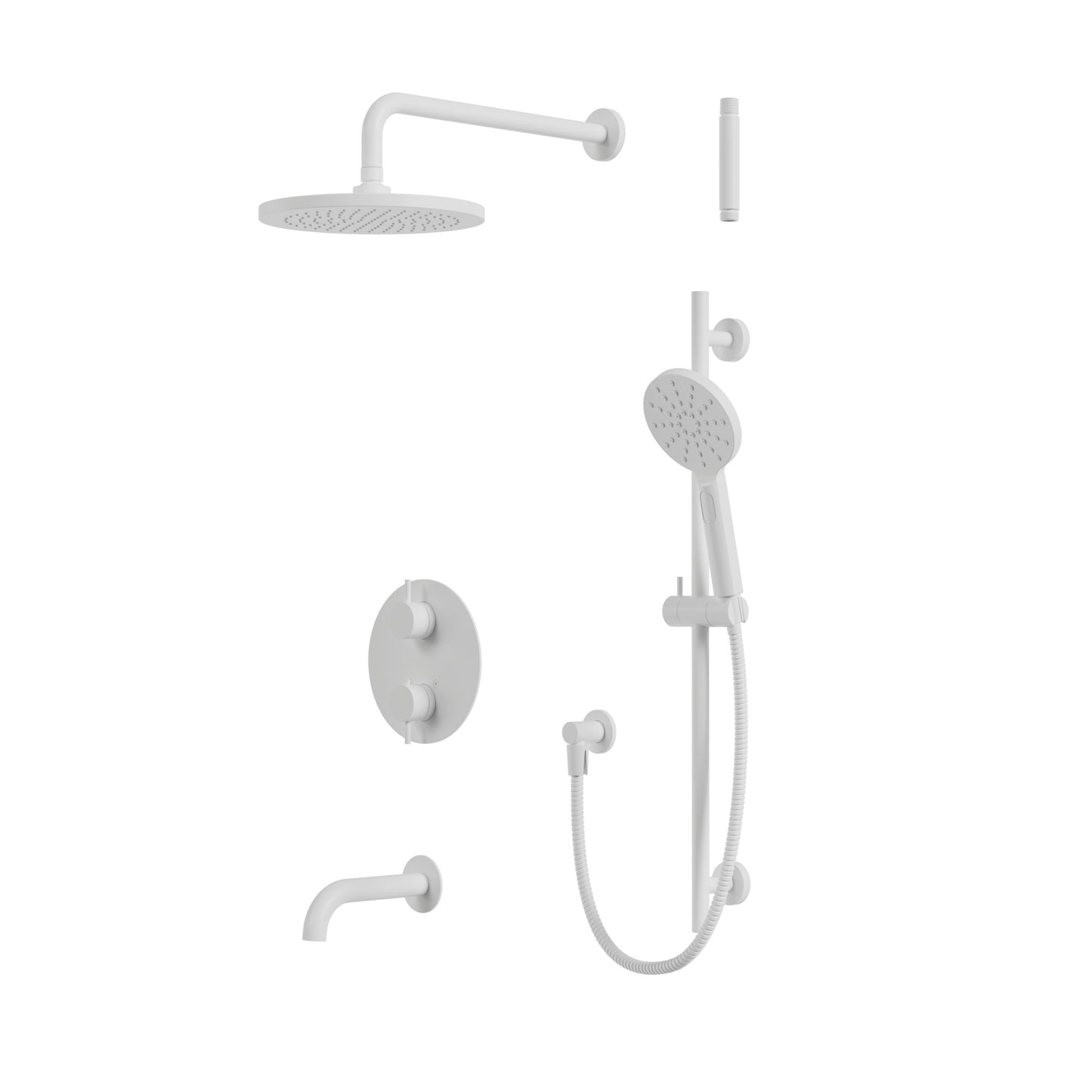 Umix Thermostatic Shower Trim Kit – Round 3-way Shared
