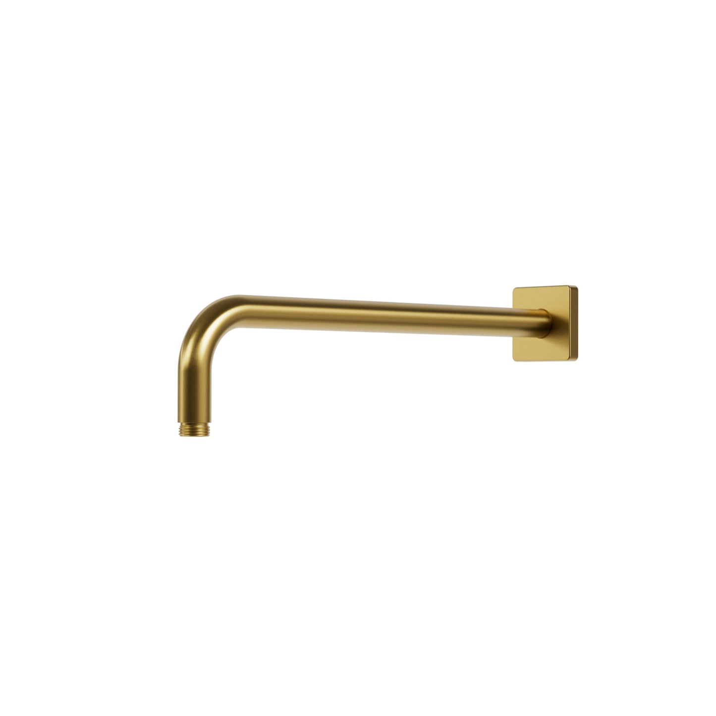 15" Wall Shower Arm with Square Flange – Sunset PVD