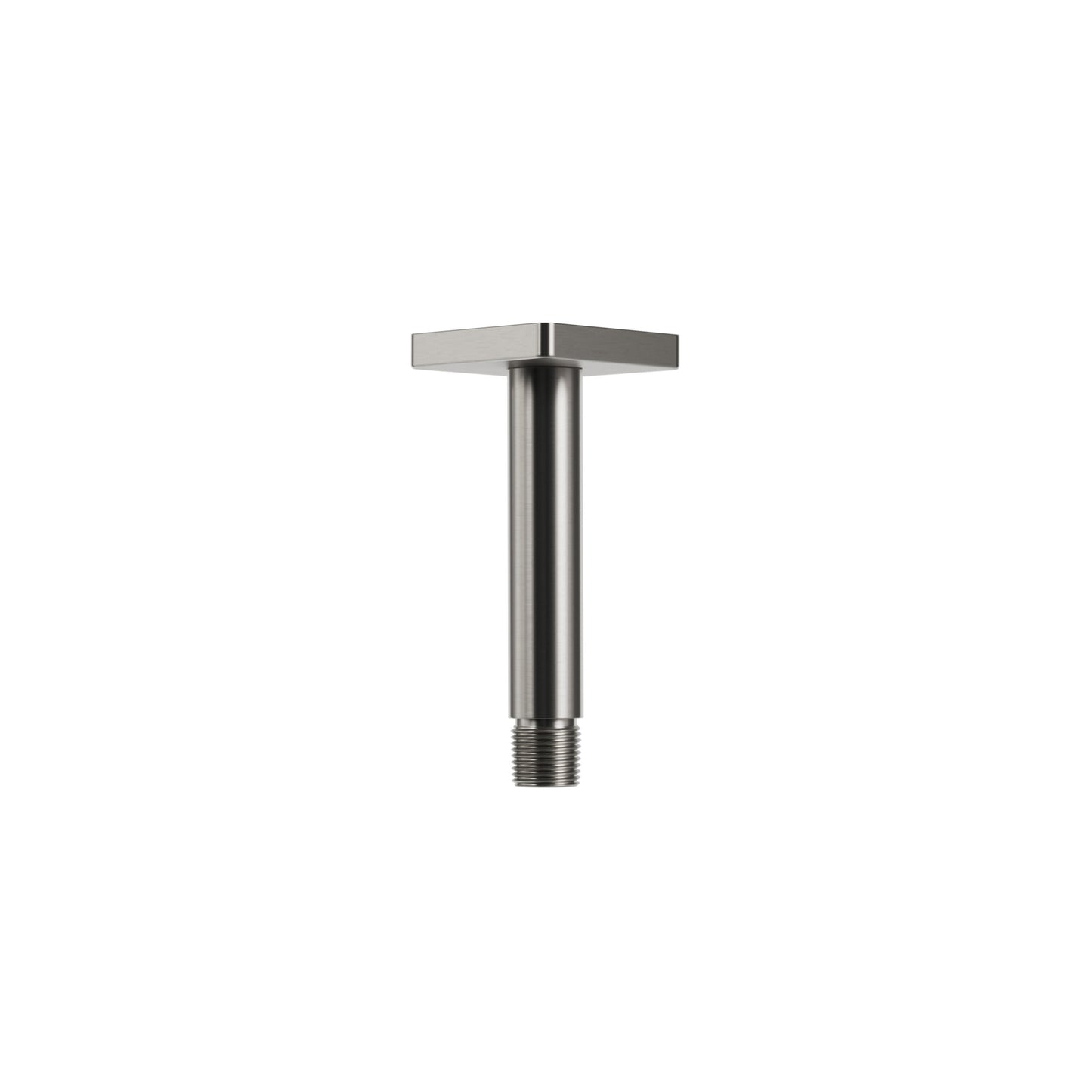 4" Ceiling Shower Arm with Square Flange – Brushed Nickel PVD
