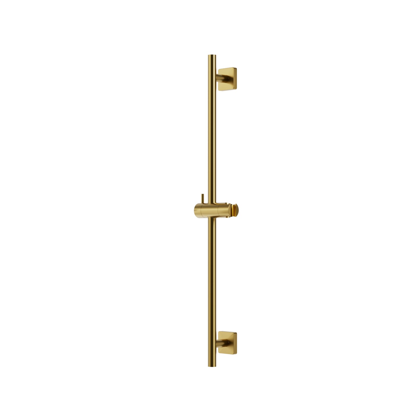 Round Shower Rail with Square Flanges – Sunset PVD