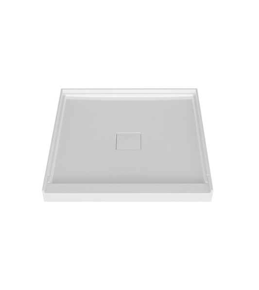 Shower Base Magnetic Cover 60x36, In a corner, drain in corner, wall on the left