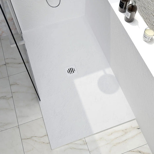 Shower Base Slate 72x36, In a corner, wall on the right