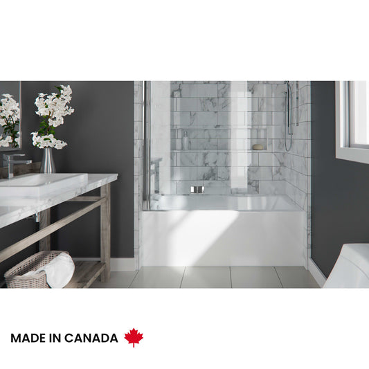 Albana 3260 IFS Alcove Left Drain Bathtub – Soaker
