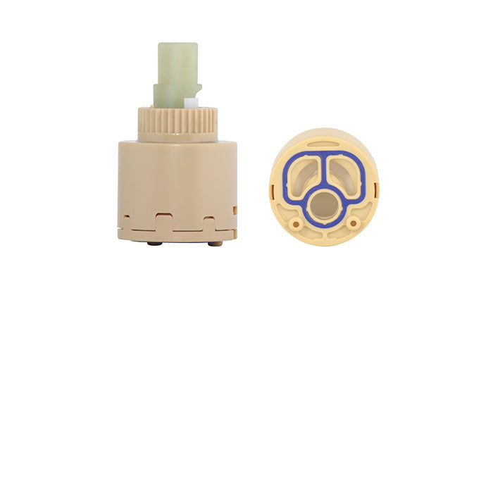 Cartridge for single-hole and kitchen faucets