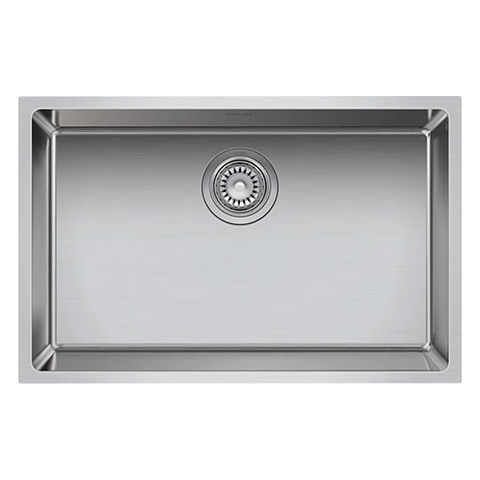 Como Single Bowl Sink 27" x 17-1/2" x 9" 20G R15 SS304