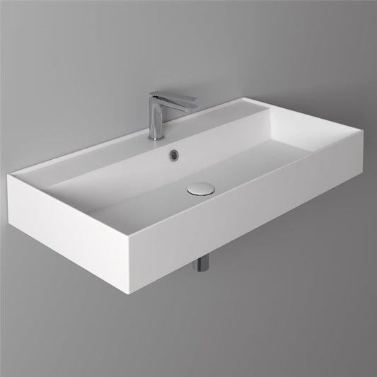 Agile Wall-Hung/Countertop Basin 20 1/16" x 18 1/8" x 5 1/8" – No Hole