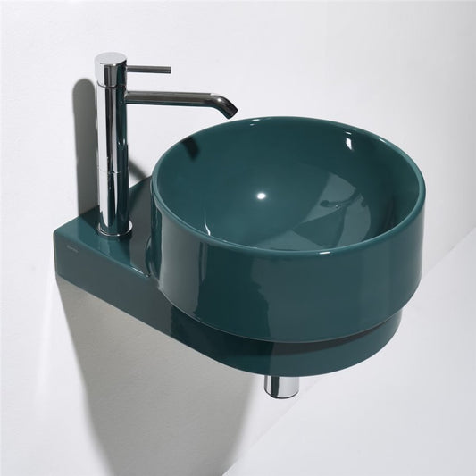 POMO Wall-Hung/Countertop Basin 14 9/16" x 18 1/2" x 7 1/2" – No Hole