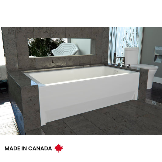 Zora 6032 IFS Alcove Left Drain Bathtub – Whirlpool/Mass-Air/Activ-Air