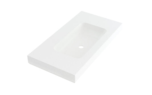 Fontana Wall-Mount Sink 19" x 36" – No Hole