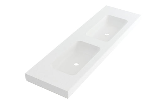 Fontana Wall-Mount Sink 19" x 63" – No Hole