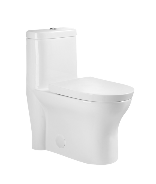 Saint-Laurent Dual Flush Elongated Toilet